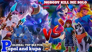 21 KILL!! POPOL AND KUPA V/S POPOL AND KUPA MLBB | MAXIMUM ATTACK DAMAGE BUILD POPOL AND KUPA MLBB