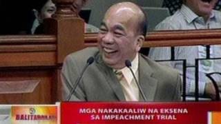 BT: Mga nakakaaliw na eksena sa   impeachment trial