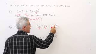 O9--Division in Modular Arithmetic