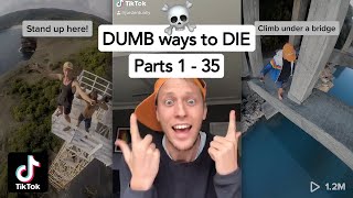 Jorden Tually "Dumb Ways To Die" Parts 1 - 35 Tik Tok