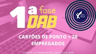 Cartões de Ponto obrigatório mais de 20 empregados