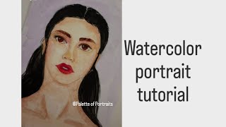 Creating a Watercolor Portrait : Step-by-Step Tutorial