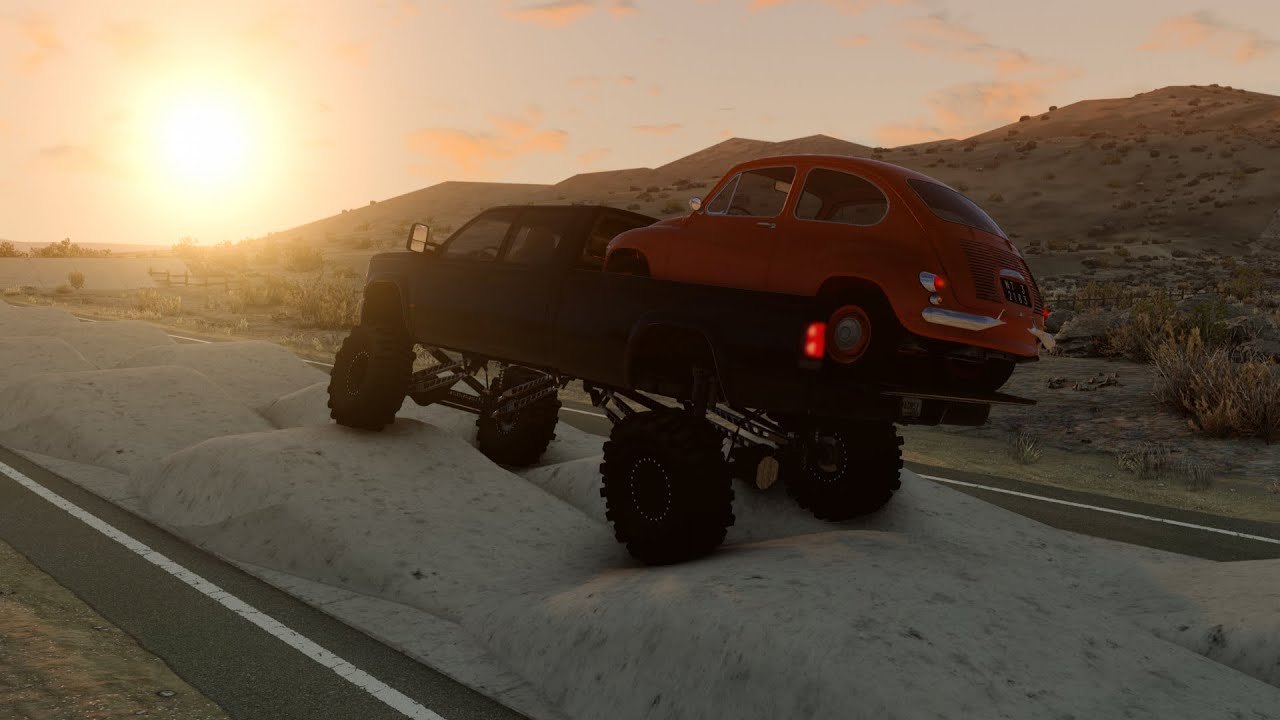 Satisfying Car Suspension Test In BeamNG Drive | Controller Gameplay ...