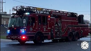 North Wildwood Ladder 2 & Ambulance 2 Responding