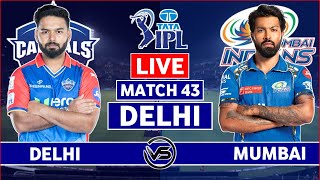 IPL 2024 Live: Delhi Capitals vs Mumbai Indians Live | DC vs MI Live Scores & Commentary