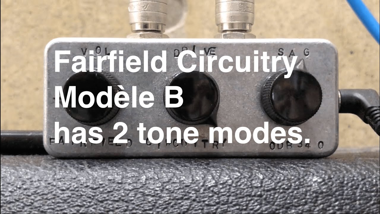 Fairfield Circuitry Modele B Jumper Change - YouTube