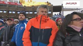 Падение Марка Гизина Горные лыжи. Кубок мира.