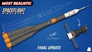 How To Build Most Realistic Soyuz Rocket \u0026 Spacecraft In Spaceflight Simulator