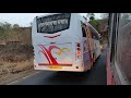 Overtaking by MSRTC bus