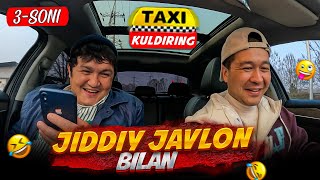 Taksida KULDIRING 3-soni😎 Qvz aktyori jiddiy Javlon aka bilan bo'ldi😃