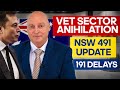 Australian Immigration News 2nd November. NSW 491 Update, 191 processing delays, DOHA's red card +..