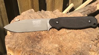 Esee Laser Strike Strikes again! It’s custom, badass, and mad at the world!!!🔥🔪🤘🇺🇸