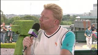 Boris Becker Live @ Wimbledon interview