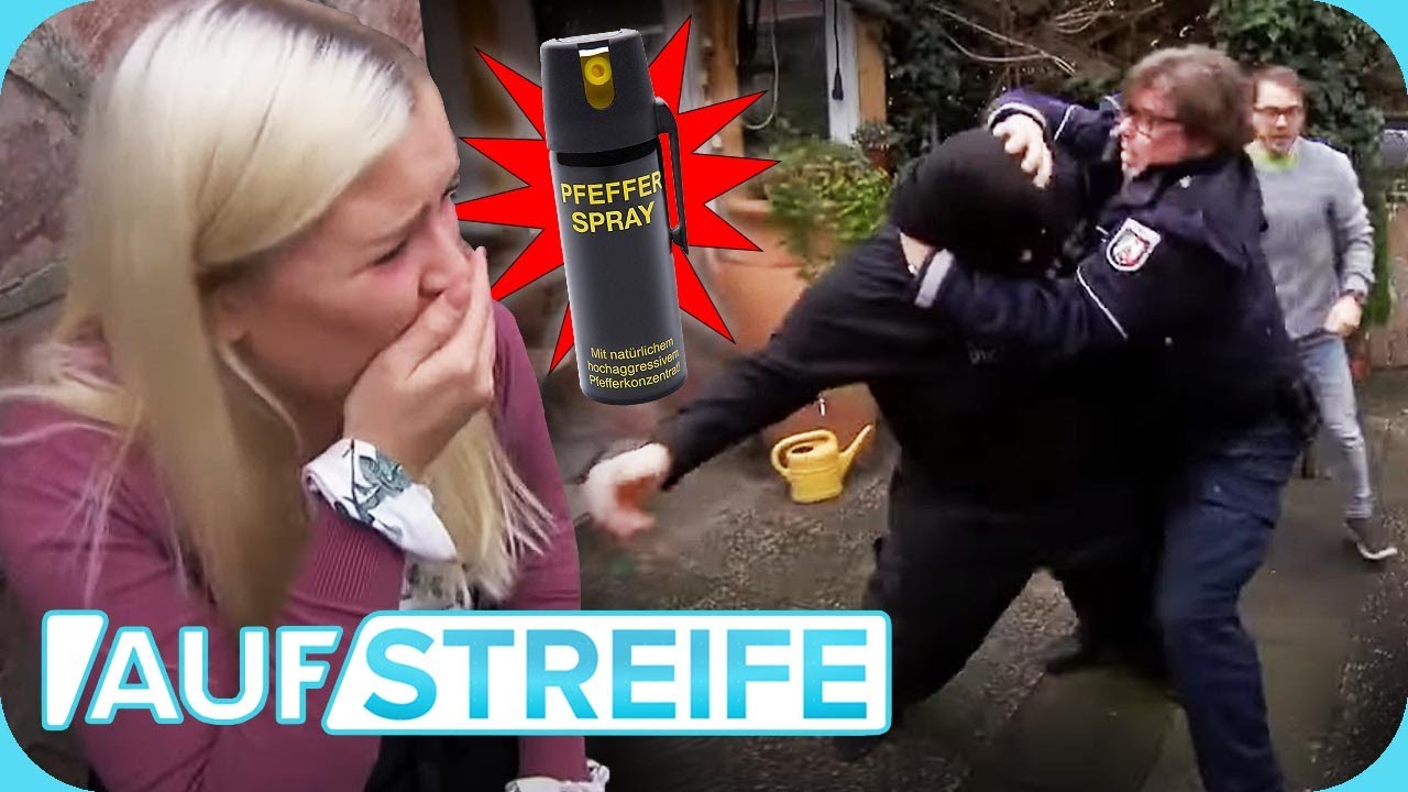 Pfefferspray-Attacke! 😱 Und Dann Geht Ein Maskierter Auf Die Beamten ...