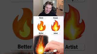 How To Draw Fire Flames Noob Vs Pro