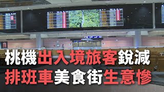 新型コロナの影響、桃園空港利用者激減