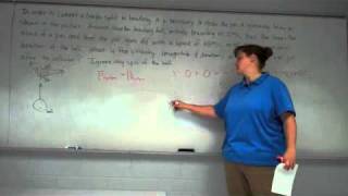 2 Dimensional Conservation of Momentum -- Bowling
