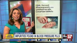 FDA: Torrent Pharmaceuticals Limited recalls Losartan tablets