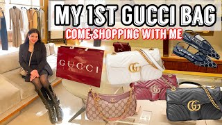 Shopping at GUCCI  INDIA  | Buying  my 1st Designer Bag from Gucci | Come Shopping with me