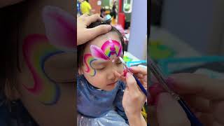 🌈🦄 Rainbow Unicorn Face Painting Magic! ✨