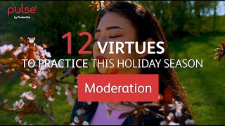 12 Virtues to Practice Over the Holidays - Day 9: Moderation