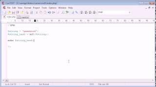 96 MD5 Encryption Part 1 PHP Tutorials