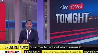 Tina Turner dies - Sky Breaking News (24 May 2023)