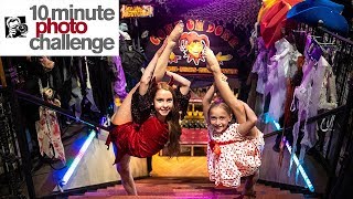 HALLOWEEN 10 Minute Photo Challenge with DANCE MOMS Lilly K and Friends