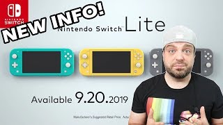 Nintendo Reveals NEW Switch Lite Details!