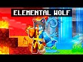 Playing as an ELEMENTAL WOLF in Minecraft!