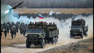 3 MINUTES AGO! Convoy of 600 Trucks Carrying 30,000 North Korean Troops Blown Up by Ukrainian Forces