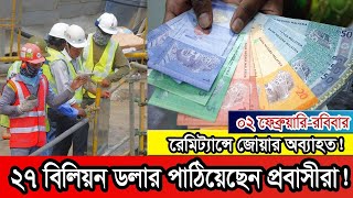 ৭ মাসে ১৫ বিলিয়ন ডলারের বে‌শি রেমিট্যান্স পা‌ঠিয়েছেন প্রবাসীরা। #Malaysia #Malaysianews