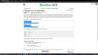 Exercise 7.19 (wordLengths) Java Tutorial || Practice-It