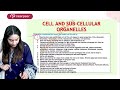 free fbise biology part 1 cells u0026 subcellular organelles lecture 1 mam eisha naveed fsc