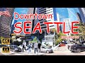 🇺🇸 Seattle Downtown Walking Tour (2nd Ave) Experience The City In 4k/60fps With Immersive Audio 🏙🔊