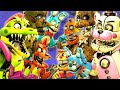 CRAZY Top 5 FNAF vs FIGHT Animations