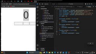 "JavaScript Tutorial: Building a Simple Counter Program"