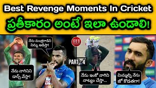 Top 5 Best Revenge Moments In Cricket History Telugu | Part 4 | Nagin Dance Revenge | GBB Cricket