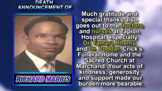 Richard Marius thank you
