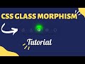 Glassmorphism Hover Effects with Magic Line Indicator using CSS & Javascript | CSS Glassmorphism
