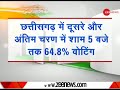 deshhit 64.8% voter turnout recorded in 2nd phase of chhattisgarh elections