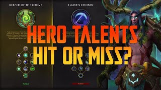 The War Within Alpha: Hero Talents Hit or Miss?