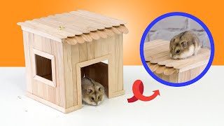 Hamster Popsicle Stick House