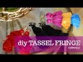 DIY TASSEL FRINGE EARRINGS