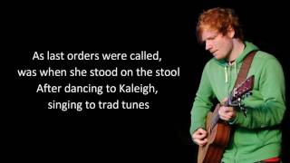 Galway girl - Ed Sheeran (lyrics)