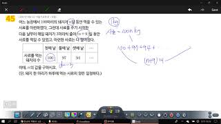 창규야4340545 고2이과 등차수열의 합 45번