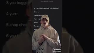New York Accent Challenge 😂😂😂