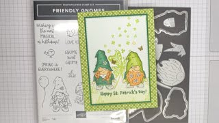 Stampin’ Up! Friendly Gnomes St Patrick’s Day Card Tutorial
