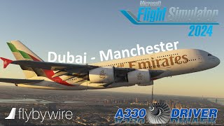 Dubai - Manchester in the marvelous Emirates A380 | Real Airbus Pilot