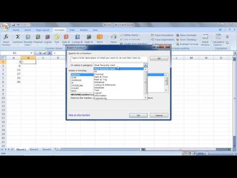 How to Use Median Function in Excel